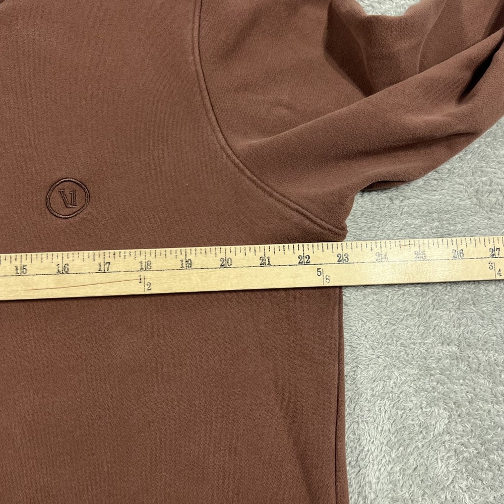 Vuori Cypress Crew Sweatshirt Mens Large Brown Sweater V255 French Terry - Picture 5 of 9